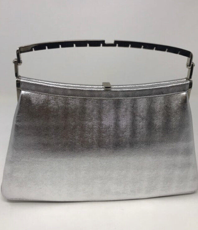 1950’s /1960’s Super Cool Vintage Silver Handbag By Castalia